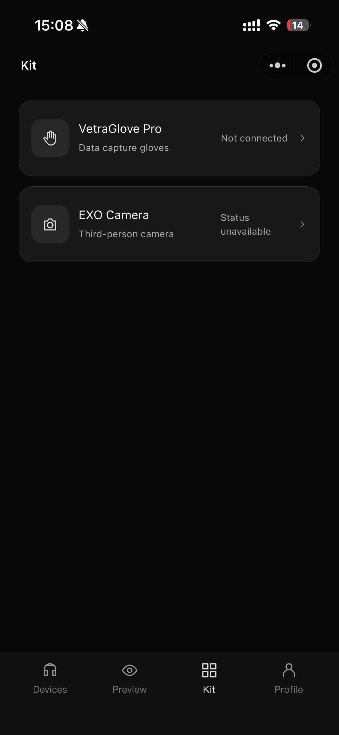Lume R1 Pro Mobile App — Multi-Modal Kit Management